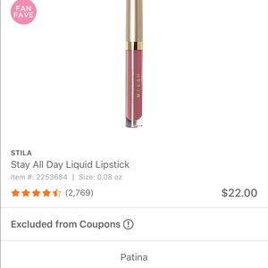 STILA stay all day liquid lipstick